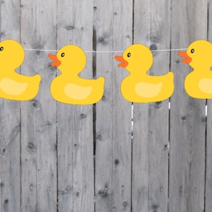 Rubber Duck Banner, Rubber Duck Garland, Rubber Duck Decorations, Rubber Duck Baby Shower, Rubber Duck Photo Prop, Rubber Duck Birthday