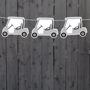 GOLF CART garland, Golf Cart Banner, Golf Cart Birthday, Golfing Birthday, Golfing Party, Golfing Decorations, Golf, Golf Party Supplies