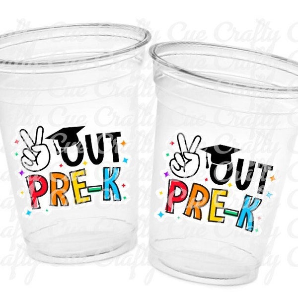 PRESCHOOL GRADUATION CUPS - Preschool Graduation Cups 2023 Preschool Cups Graduation Party Graduation 2023 Party Favors Pre-K Party Cups