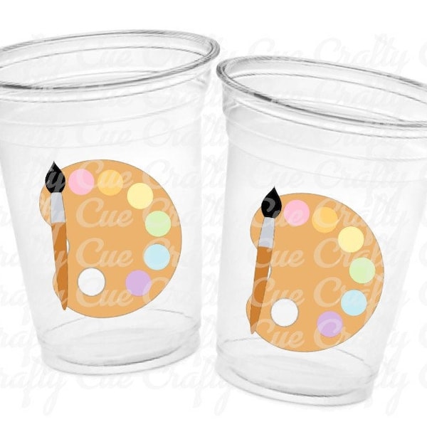 ART PARTY CUPS - Art Painting Party Treat Cups Paint Party Favors Art Party Cups Art Party Treat Cups Painting Party Favor Art Party Favor