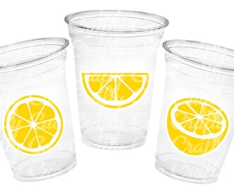 Lemon Party Cups, Lemon Birthday, Lemon Party Favors, Lemon Party Favors, Lemon First Birthday, Lemon Baby Shower Lemon Decorations Lemonade