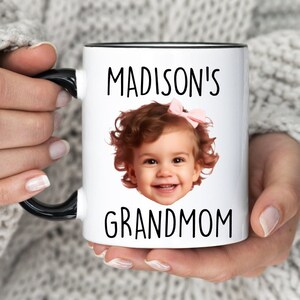 Personalized Baby Face Mug Personalized Child Photo Mug Custom Mom Cup Dad Cup Baby Picture Mug Grandchild Mug Gift for her Gift for him