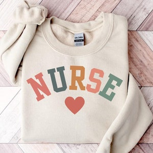 Nurse Sweatshirt, Nurse Shirt, Nurse Sweater, Nurse Tshirt, Nurse Gift, RN Shirt, Registered Nurse Shirtm, Nursing School, Nurse Graduation
