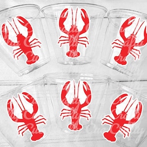 Crawfish Party Cups Crawfish Boil Cups Crawfish Birthday Crawfish Boil