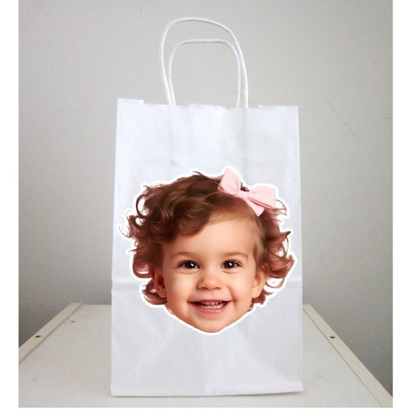 Custom Party Bags Personalized Party Bags Face Birthday Bags Face Bags Birthday Goody Bags Kid Face Bachelorette Favor Bags Decorations