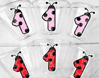 Ladybug Party Cups Ladybug 1st Birthday Ladybug Party Ladybug Treat Cups, Ladybug Party Cups Ladybug Decorations Ladybug Cups Lady Bug First