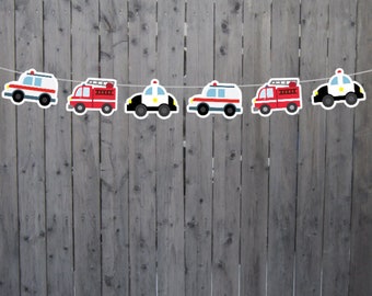 Emergency Vehicles Garland - Firetruck Garland, Police Car Garland, Ambulance Garland