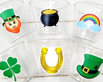 ST PATRICKS DAY Cups - St Patricks Day Party Cups St Patricks Day Party Cups St Paddy's Day Cups Irish Party Cups Party Cups Drinking Cups