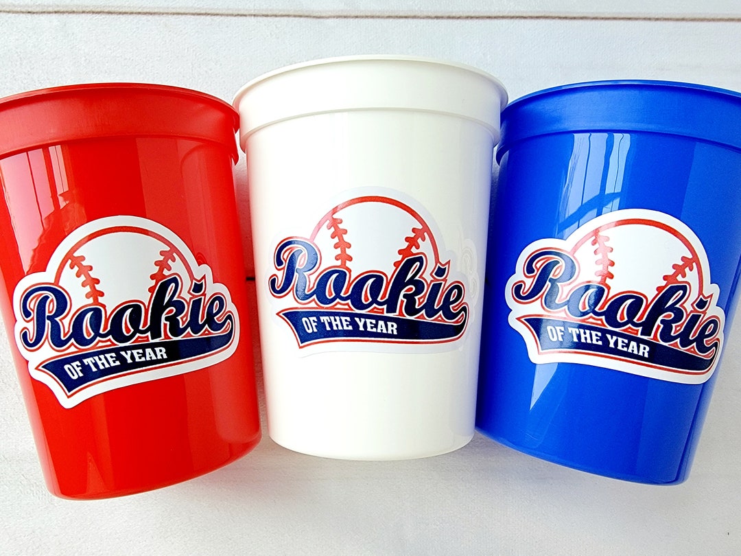 BASEBALL PARTY CUPS Rookie of the Year Baseball Cups Baseball Party