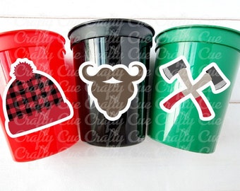 Buffalo Plad & Wood Gran Cupcake Wrappers - Woodland Lumberjack...
