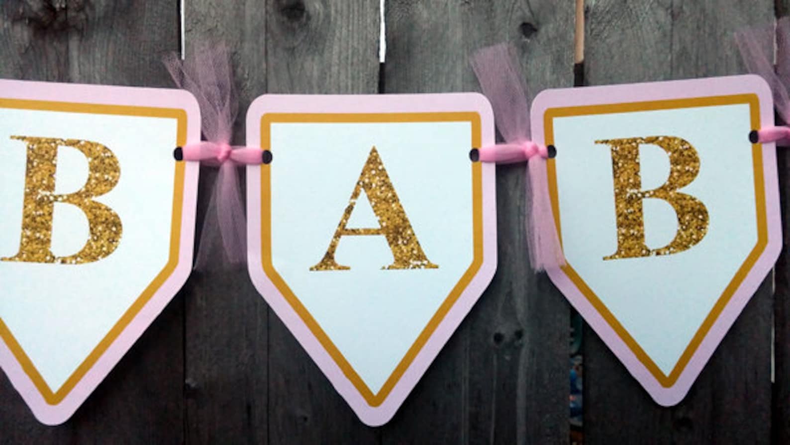 Princess Baby Shower Princess Baby Shower Banner Pink and | Etsy