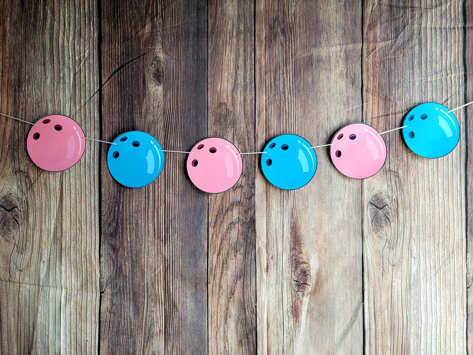 Bowling Garland Bowling Banner Bowling Gender Reveal Banner Etsy