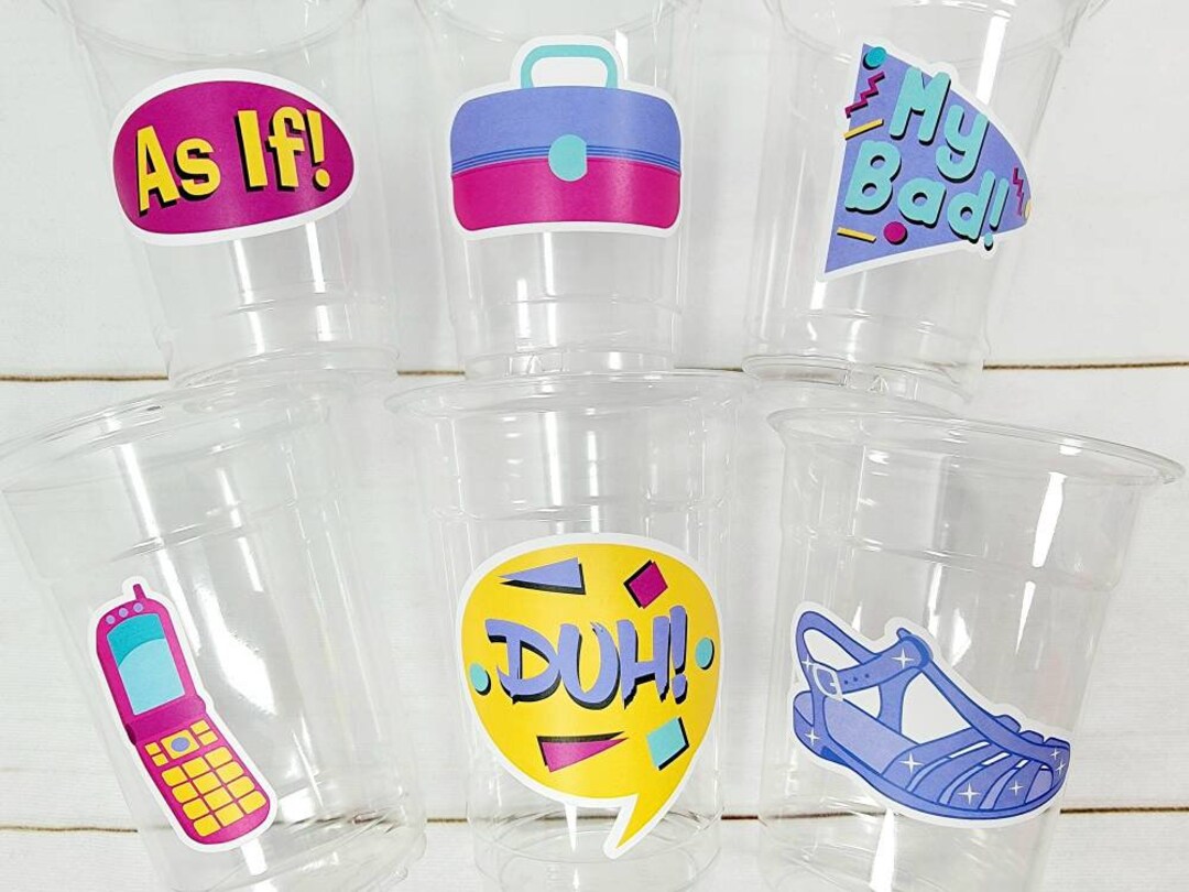 I Love the 90'S PARTY CUPS 90's Birthday Cups 90's Party Cups 90's ...