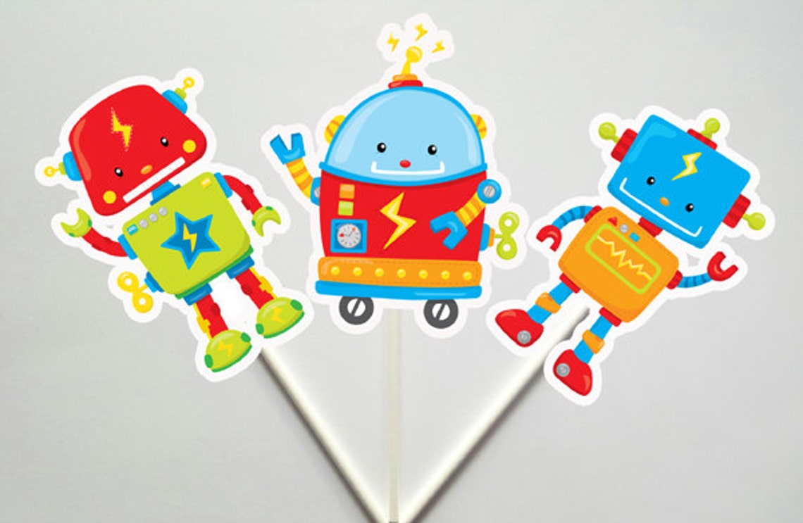 Robot Goody Bags Robot Gift Bags Robot Favor Bags Robot Etsy