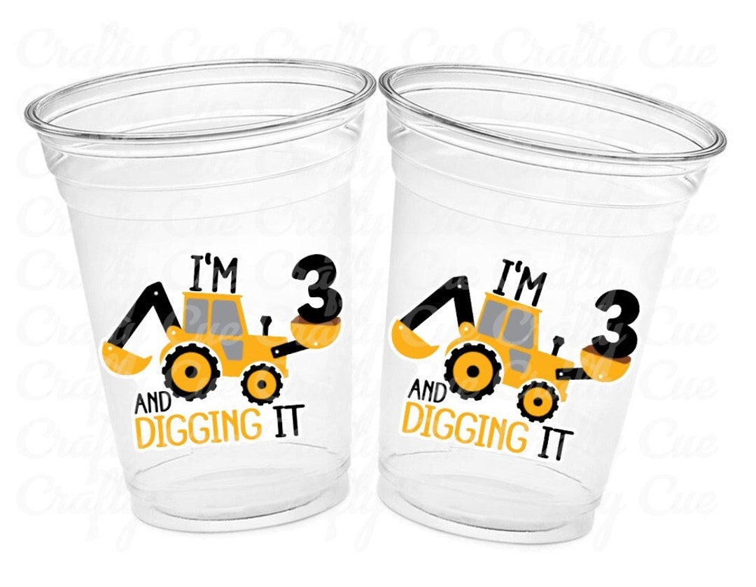CONSTRUCTION PARTY CUPS Hard Hat Party Cups Construction Party Cups