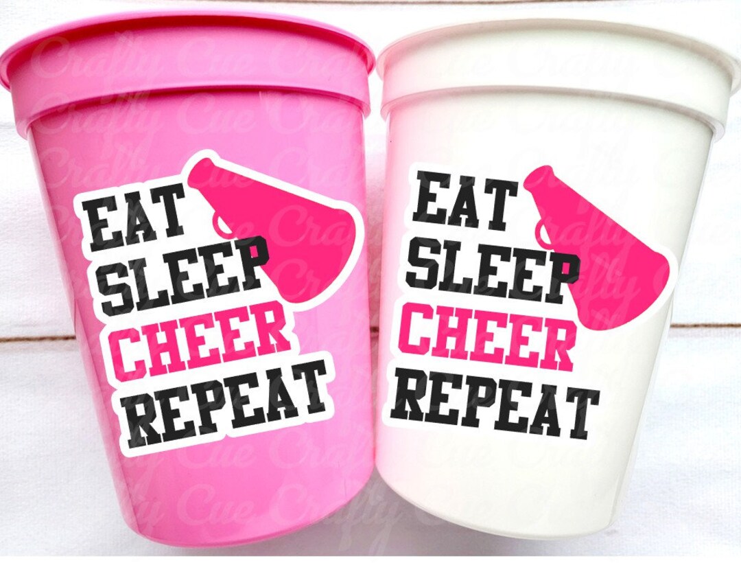 CHEERLEADING PARTY CUPS - Cheer Party Cups Cheerleader Party Cups Cheer ...