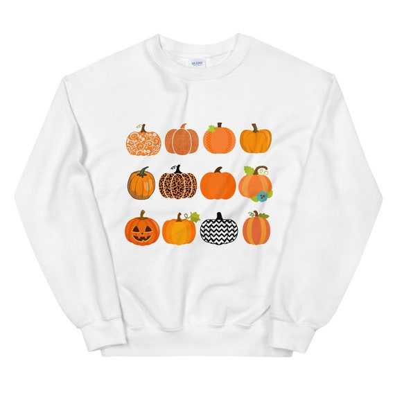 Pumpkin Shirt, Pumpkin Sweatshirt, Fall Sweatshirt, Cute Pumpkin Sweatshirt, Halloween Shirt, Halloween Shirt, Foodie Gift, Clothing Gift Il_570xn