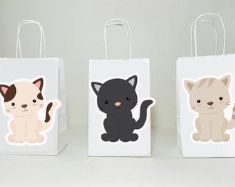 Bolsas de regalo para gatos, bolsas de regalo para gatos, bolsas de regalo para gatos, regalos para gatos, gato marrón 921717236P