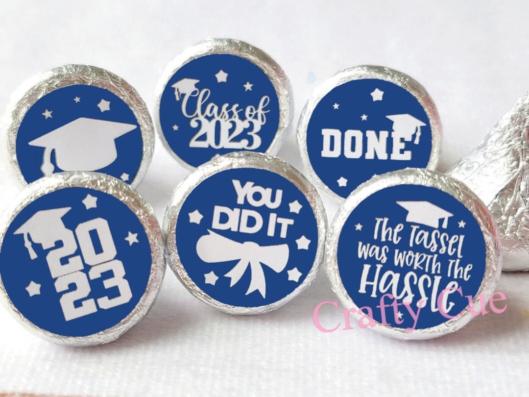 180 2023 GRADUATION PARTY STICKERS for Candy 2023 Graduation Stickers ...