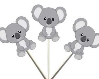 Koala Bear Cupcake Toppers 112917104P
