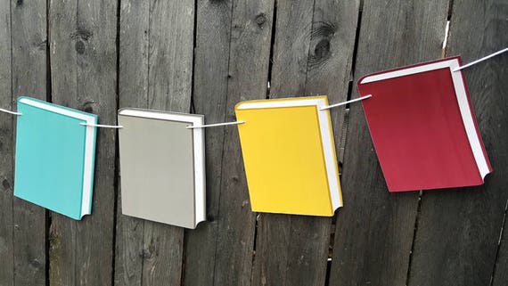 Book Garland Book Banner Book Baby Shower Book Party Book Party Book Garland Book Banner Book Baby Shower Book Party Book Party