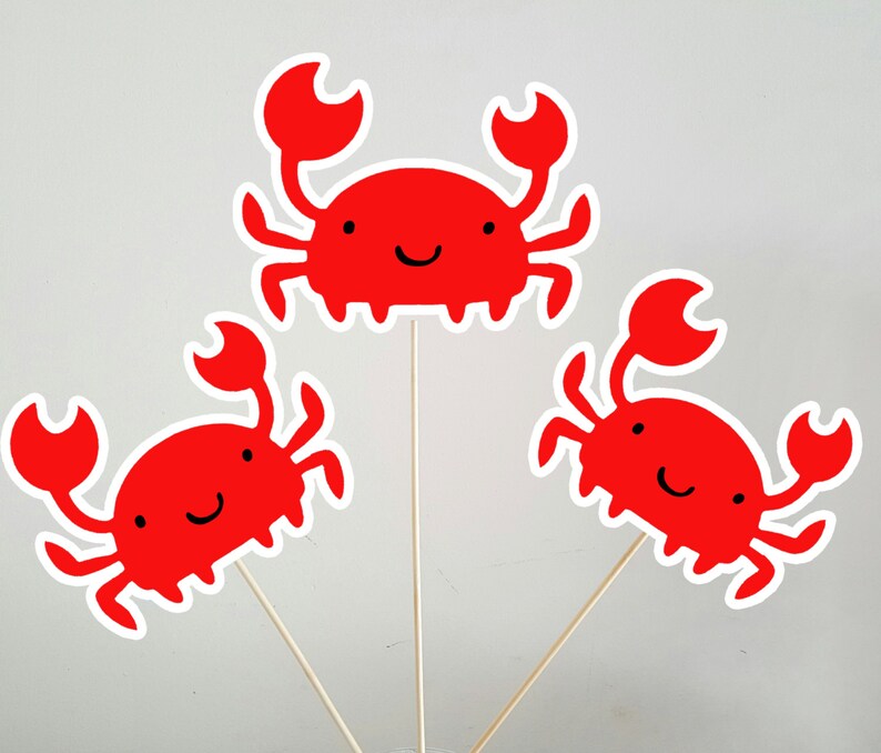 Crab Goody Bags Crab Party Favor Goody Gift Bags Under Etsy