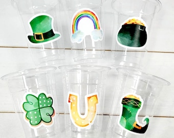ST PATRICKS DAY Cups - St Patricks Day Party Cups St Patricks Day Party Cups St Paddy's Day Cups Irish Party Cups Party Cups Drinking Cups