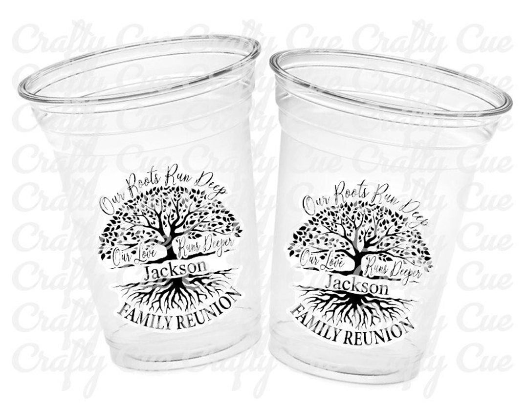 FAMILY REUNION CUPS Family Reunion Party Cups Family Reunion Party