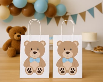 Teddy Bear Goody Bags, Teddybear Goody Bags, Teddy Bear Party Bags, Teddy Bear Favor Bags, Teddy Bear Decorations