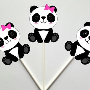 Panda Bear Garland, Panda Bear Banner, Panda Bear Decorations, Panda Banner, Panda Birthday, Panda Baby Shower Banner, Panda Nursery Banner image 2