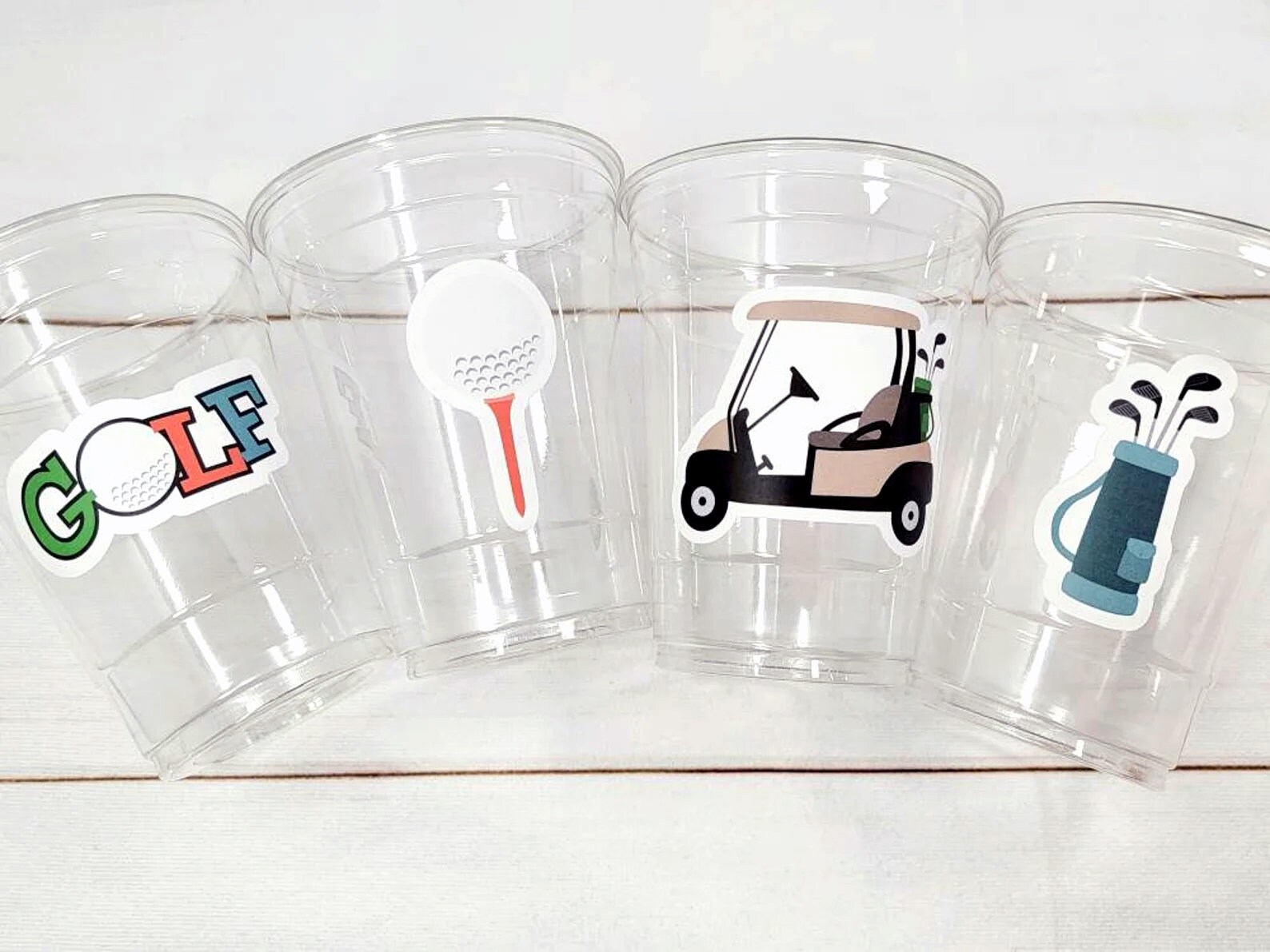 GOLF PARTY CUPS Golfing Party Cups Golf Birthday Golf Party Etsy