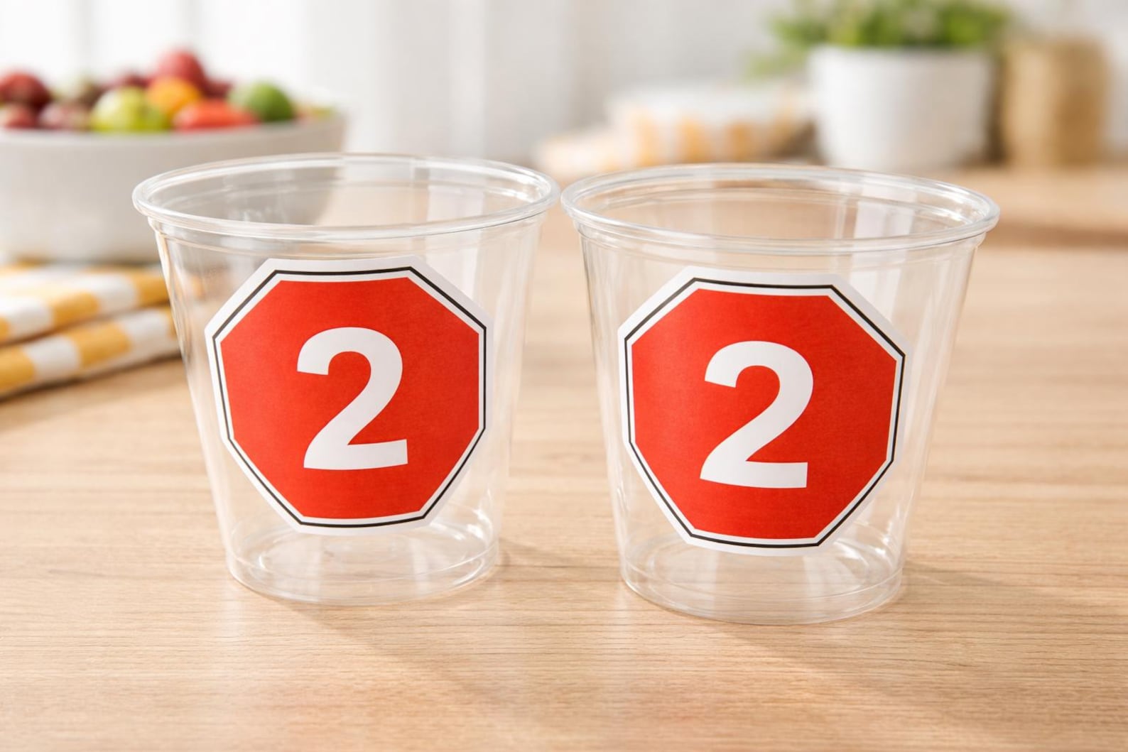 Cups Only Sign STOP SIGN CUPS - School Bus Party Cups Traffic Sign Cups Transportation ...
