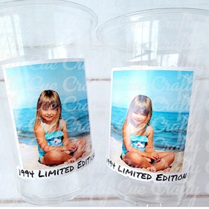 Custom Party Cups Personalized Party Cups Birthday Cups Custom Personalized Face Cups Birthday Cups Custom Face Cups Birthday Party Favors
