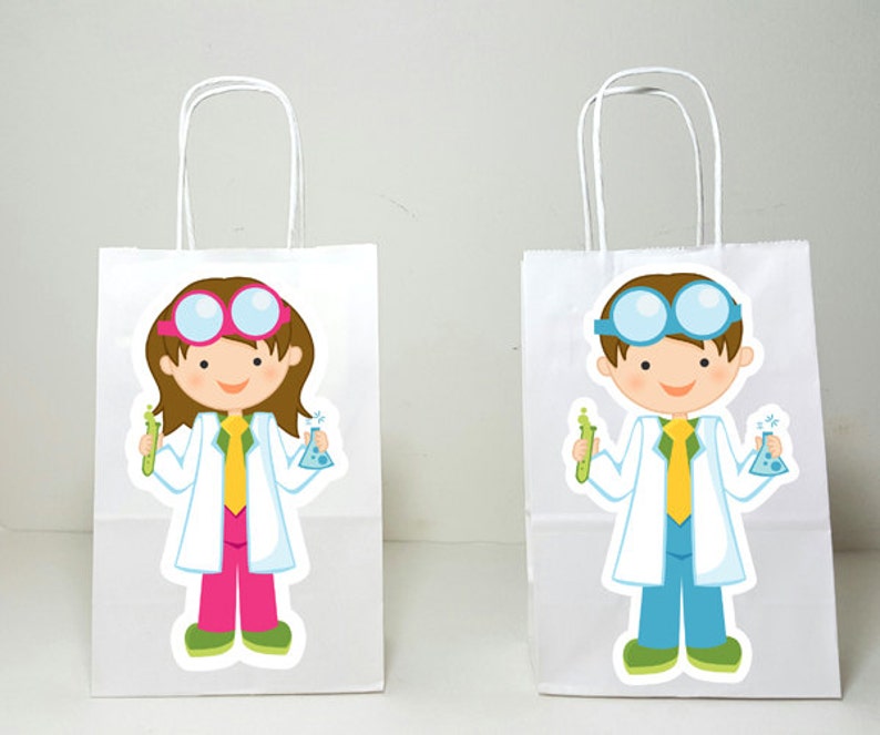 Science Goody Bags Scientist Goody Bags Mad Scientist Favor Etsy