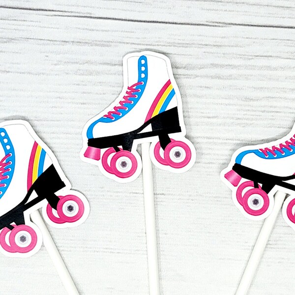 Roller Skate Cupcake Toppers 3718640P