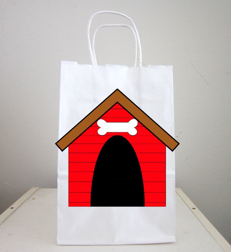 Puppy Goody Bags Dog Goody Bags Dog House Goody Bags Puppy Etsy