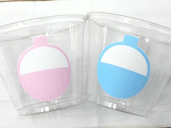 GENDER REVEAL FISHING Party Cups Fishing Bobbers Fishing Baby Shower Fishing  Favors Fishing Decorations Fishing Birthday Fishing Party 
