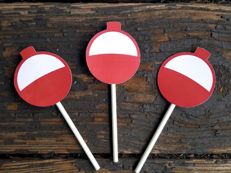FISHING BOBBER CUPS Gone Fishing Party Fishing Bobber Favors Etsy