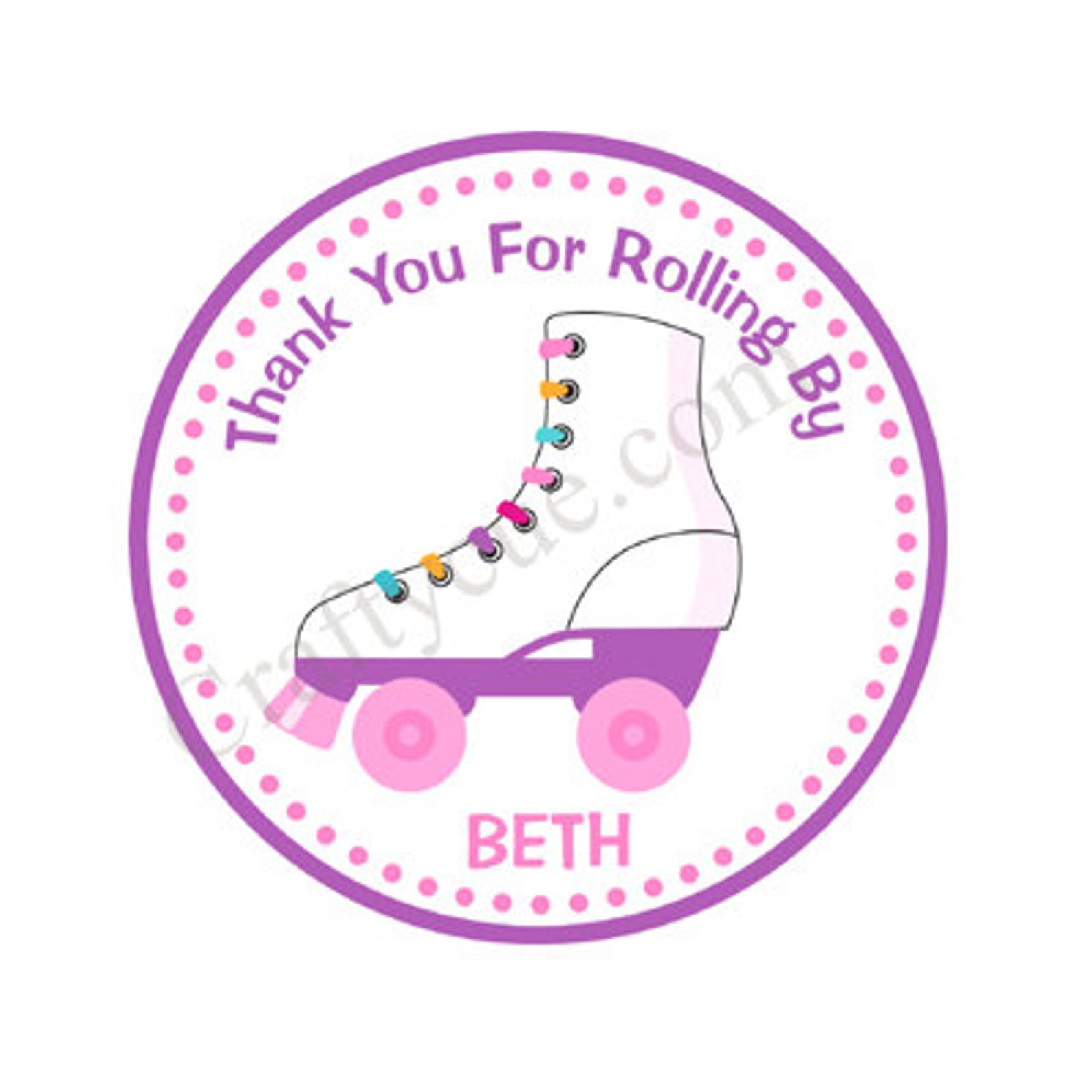 Roller Skate Cupcake Toppers Etsy
