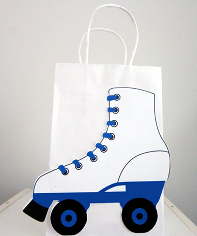 Roller Skate Goody Bags Roller Skae Favor Bags Roller Skate Etsy