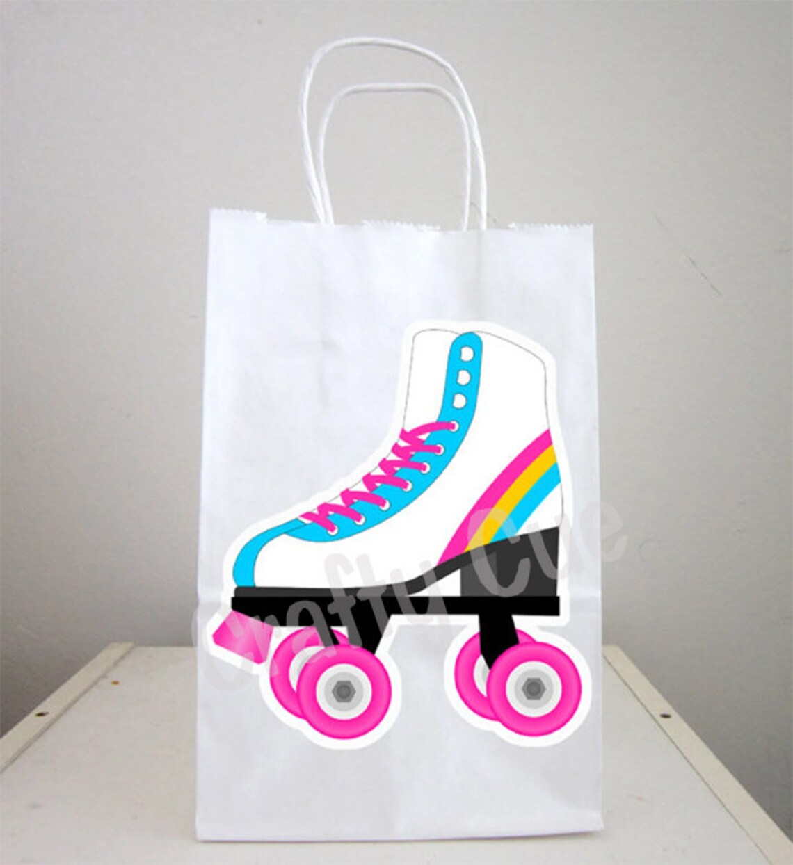 Roller Skate Goody Bags Roller Skate Favor Bag Roller Skate Etsy