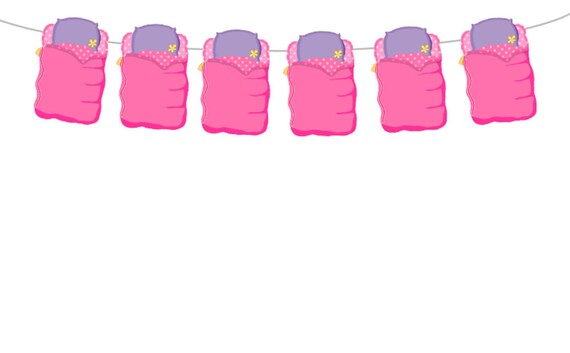 Sleepover Garland, Slumber Party Garland, Sleepover Banner, Slumber Party Garland, Sleeping Bag Garland, Sleeping Bag Banner Il_570xn
