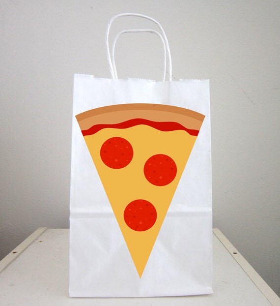 Pizza Goody Bags, Pizza Favor Bags, Pizza Gift Bags, Pizza Goodie Bags, Pizza Party Il_570xn