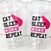 CHEERLEADING PARTY CUPS Cheer Party Cups Cheerleader Party - Etsy