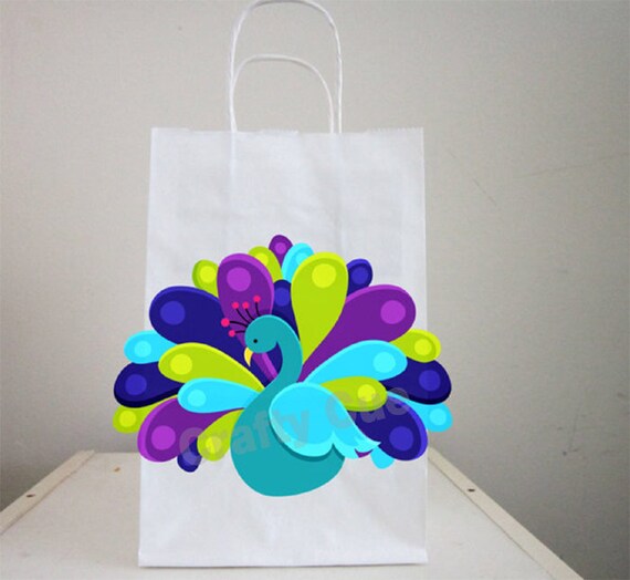Peacock Gift Bags