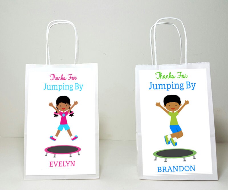 Trampoline Party Goody Bags Jumping Party Goody Bags Bounce | Etsy