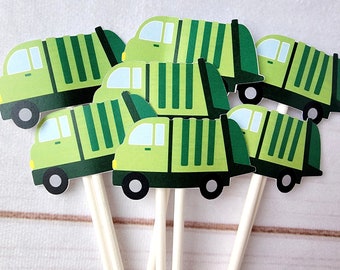 Garbage Truck Cupcake Toppers (11017314P)