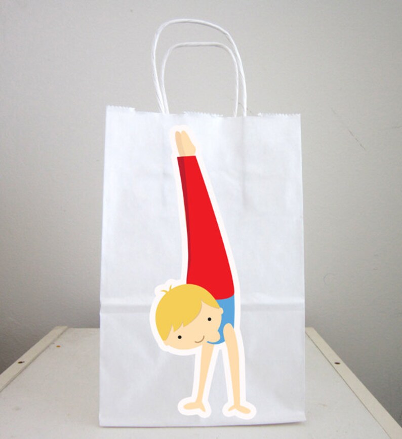 Gymnastics Goody Bags Gymnastics Favor Bags Gymnastics Gift Etsy