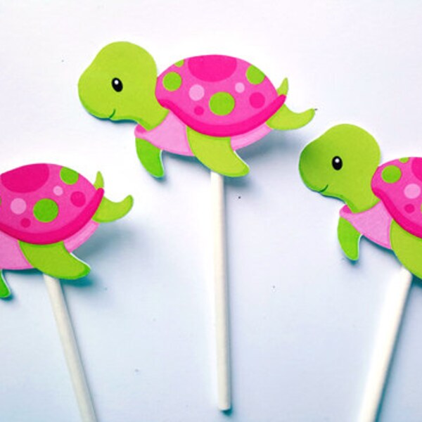 Turtle Cupcake - Etsy