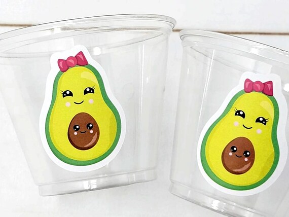 AVOCADO PARTY CUPS - Avocado Party Cups Avocado Birthday Avocado Party Avocado Decorations Avocado Party Supplies Avocado Baby Shower Il_570xn